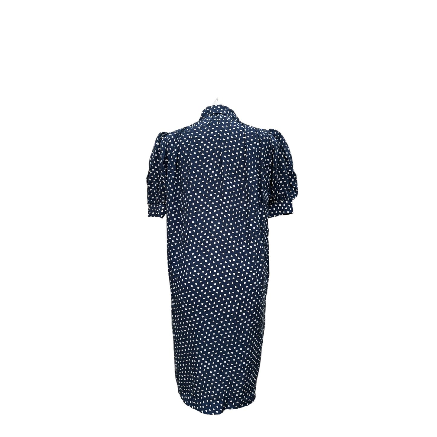 1970s Polka Dot Silk Dress
