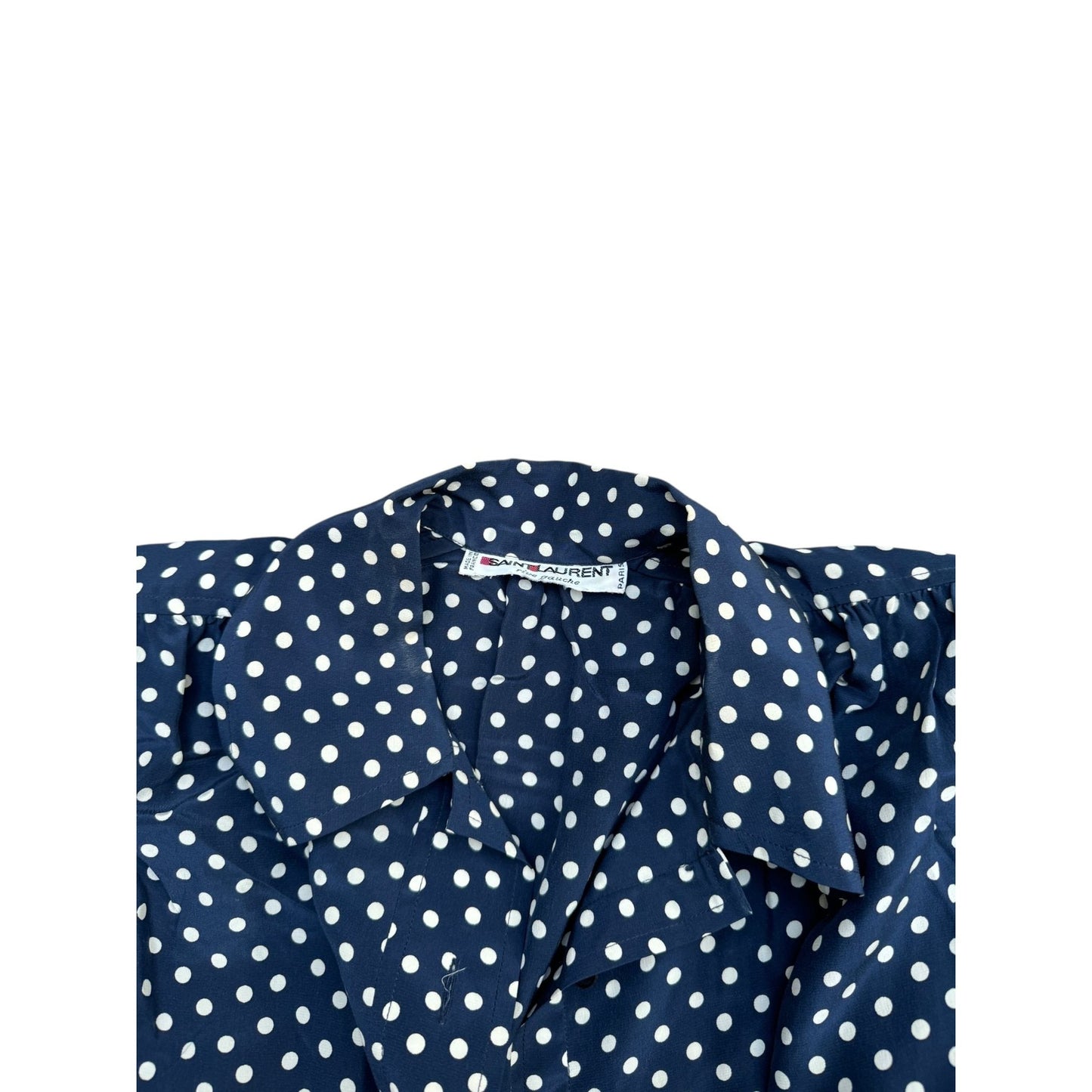 1970s Polka Dot Silk Dress
