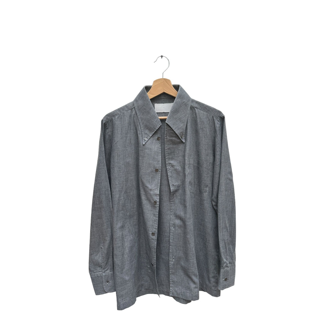 SS 1995 Vintage Grey Linen Cotton Shirt