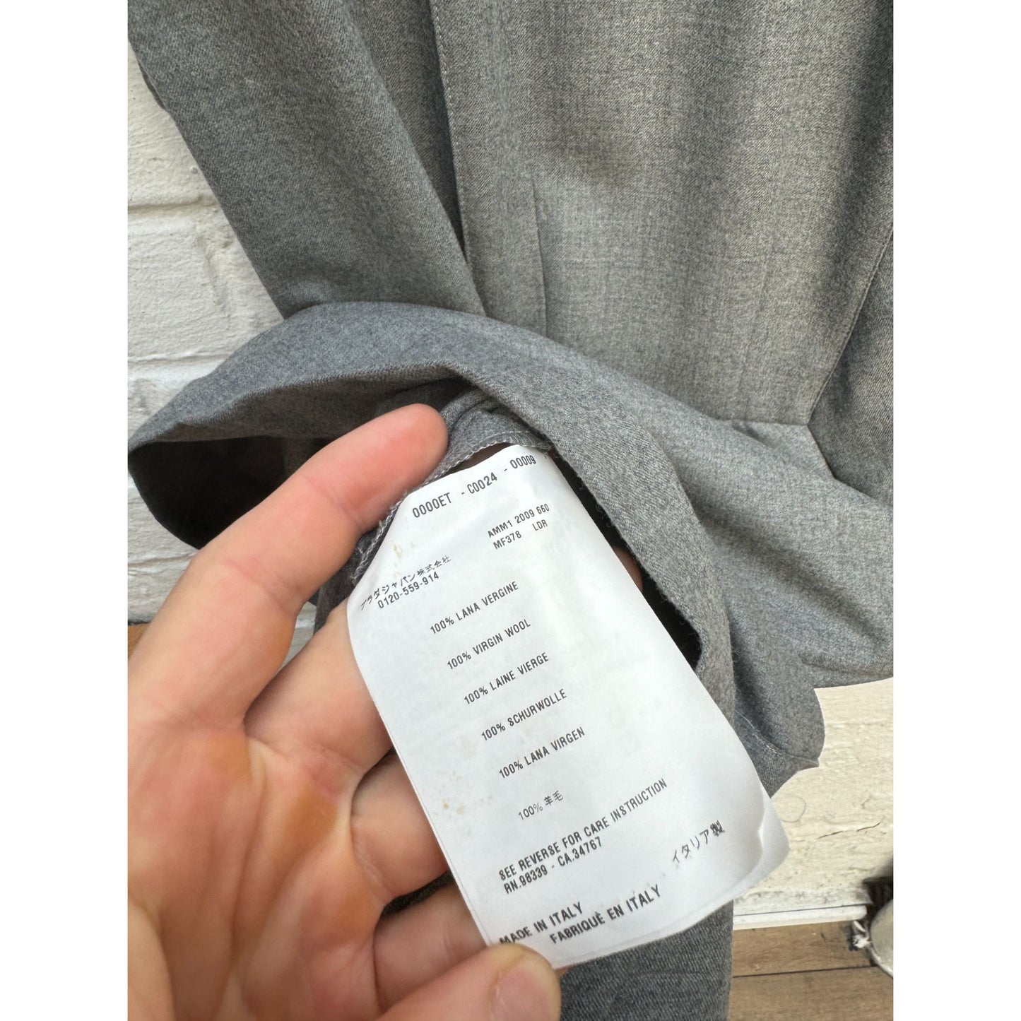 Dark Grey Wool Dress