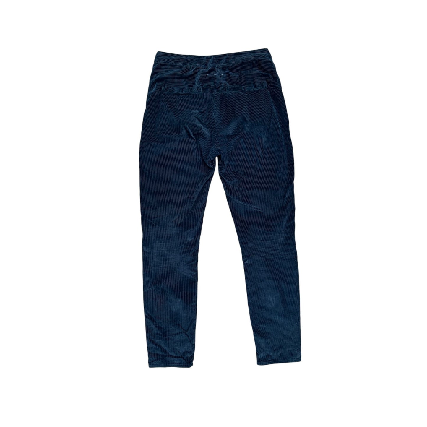 Navy Velvet Pants  Regular Fit