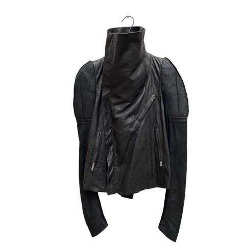 Mainline Black leather biker jacket