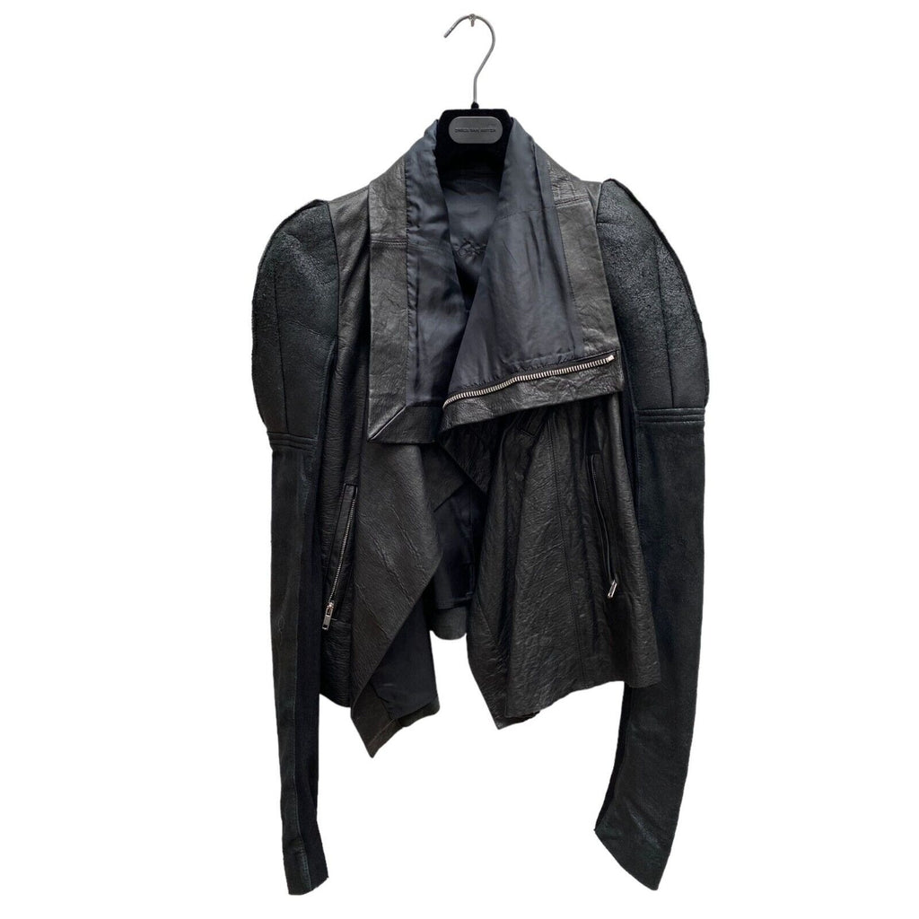 Mainline Black leather biker jacket