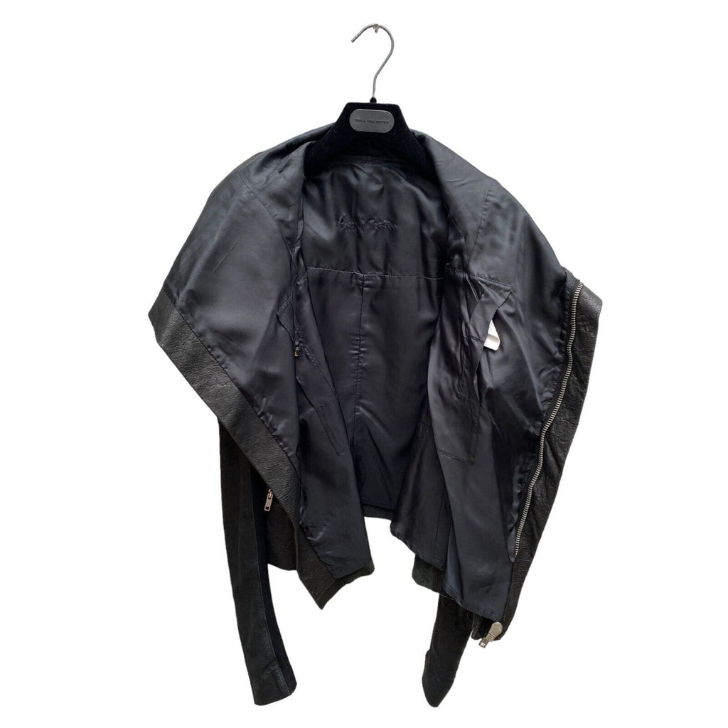 Mainline Black leather biker jacket