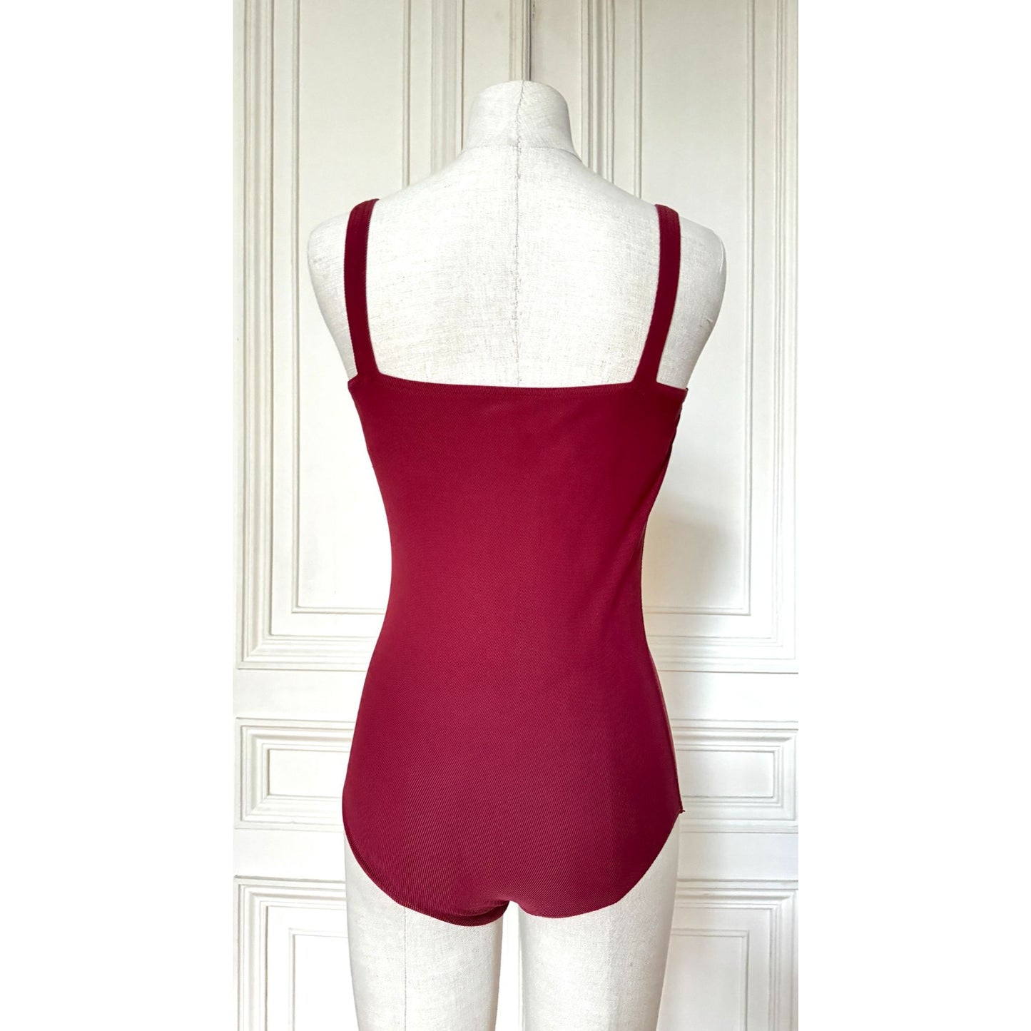 Martin Margiela Burgundy One-Piece Swimsuit