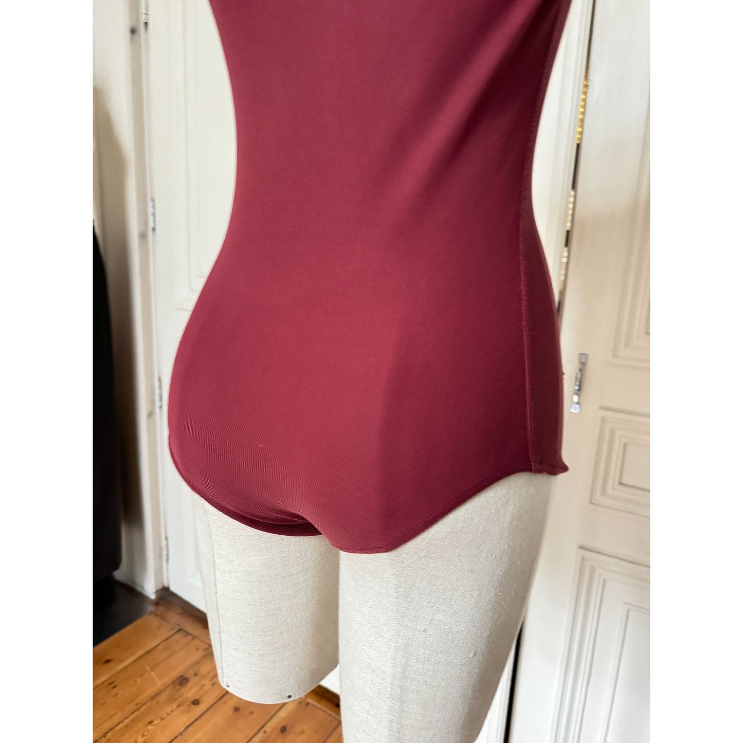 Martin Margiela Burgundy One-Piece Swimsuit
