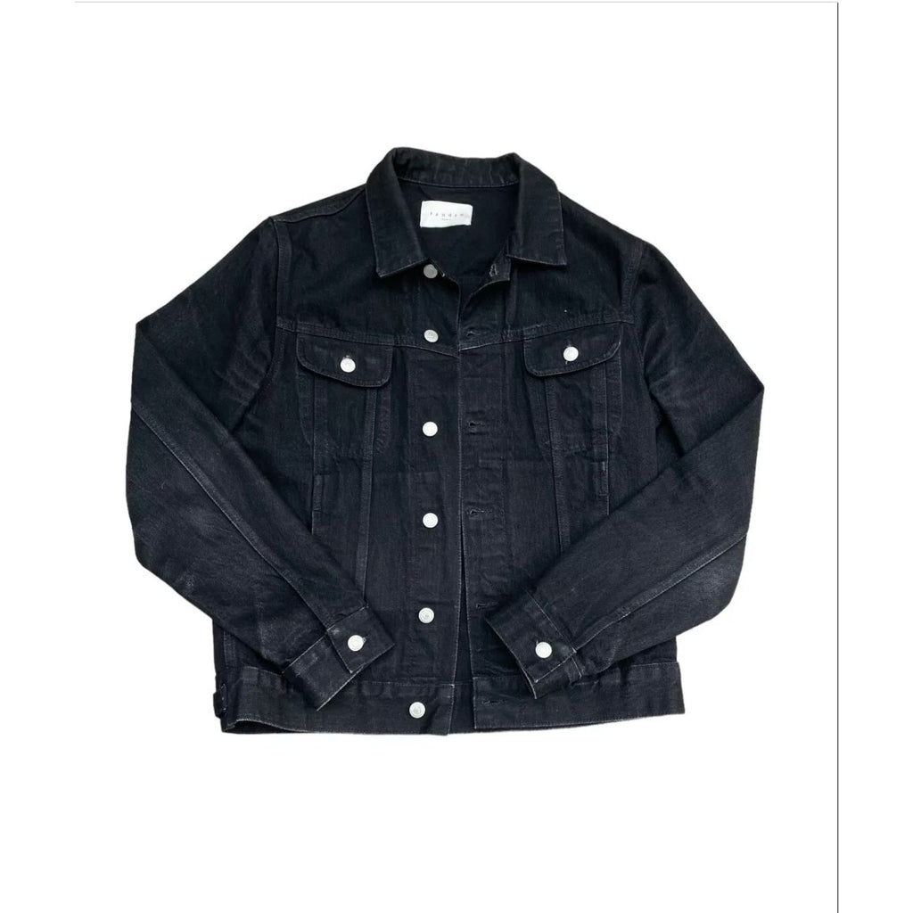 Black Denim Trucker Jacket