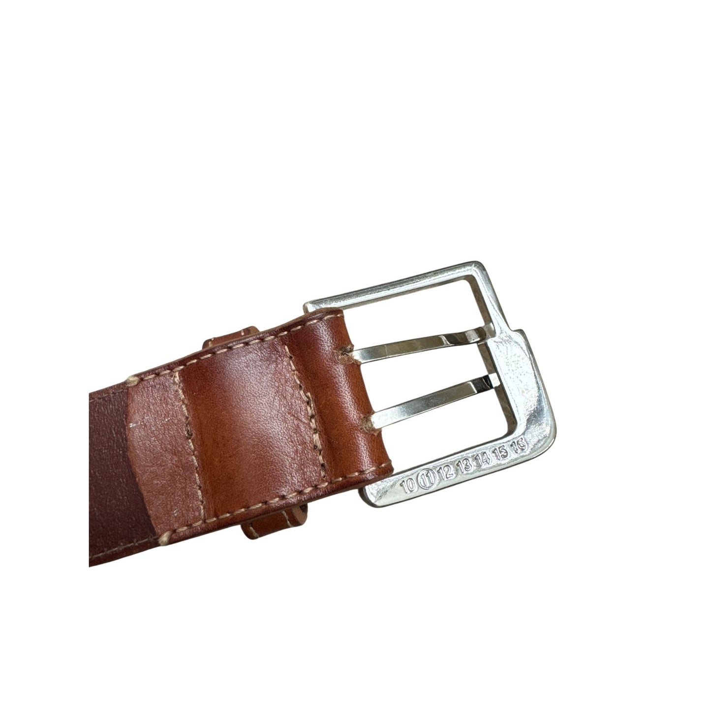 Line 11 brown leather belt