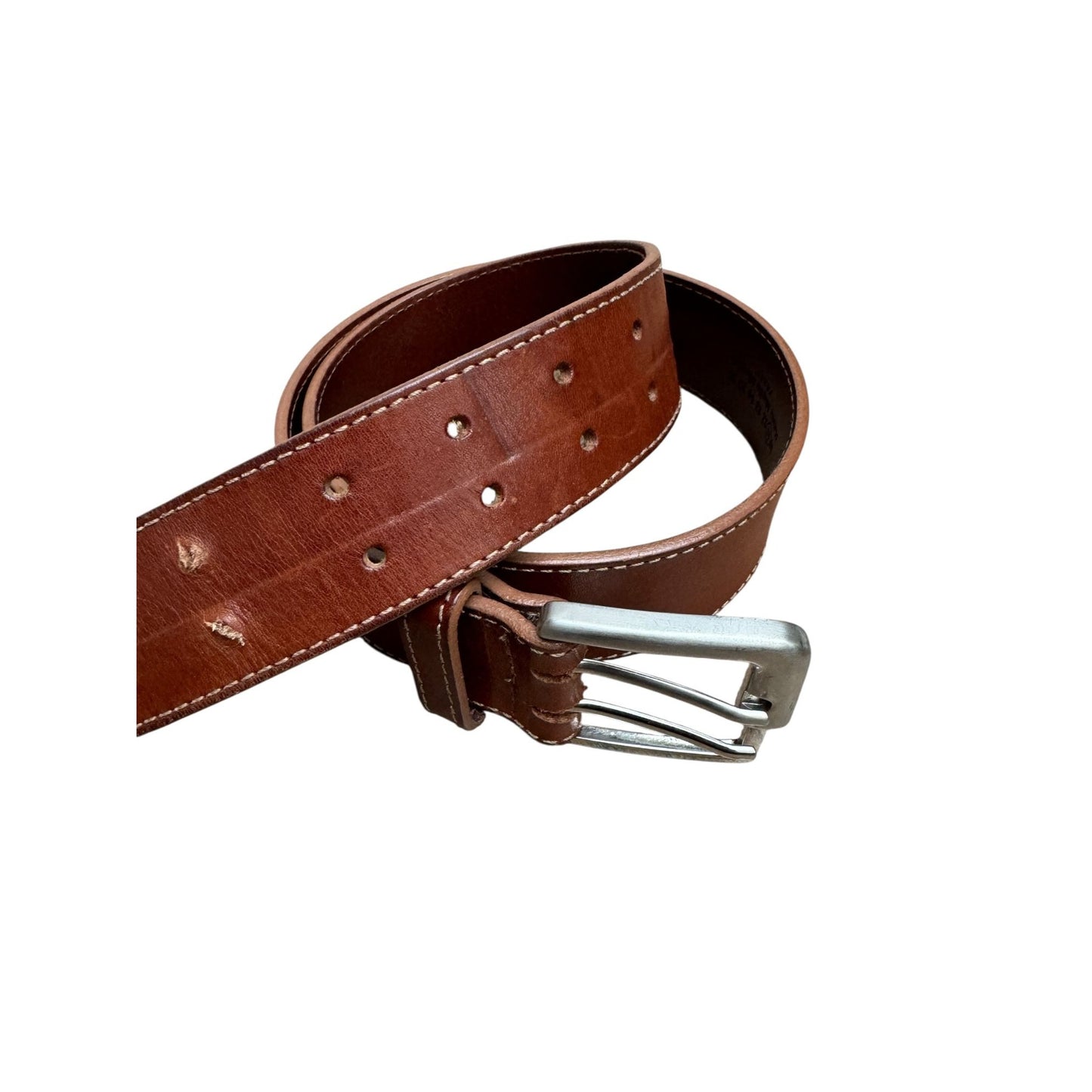 Line 11 brown leather belt