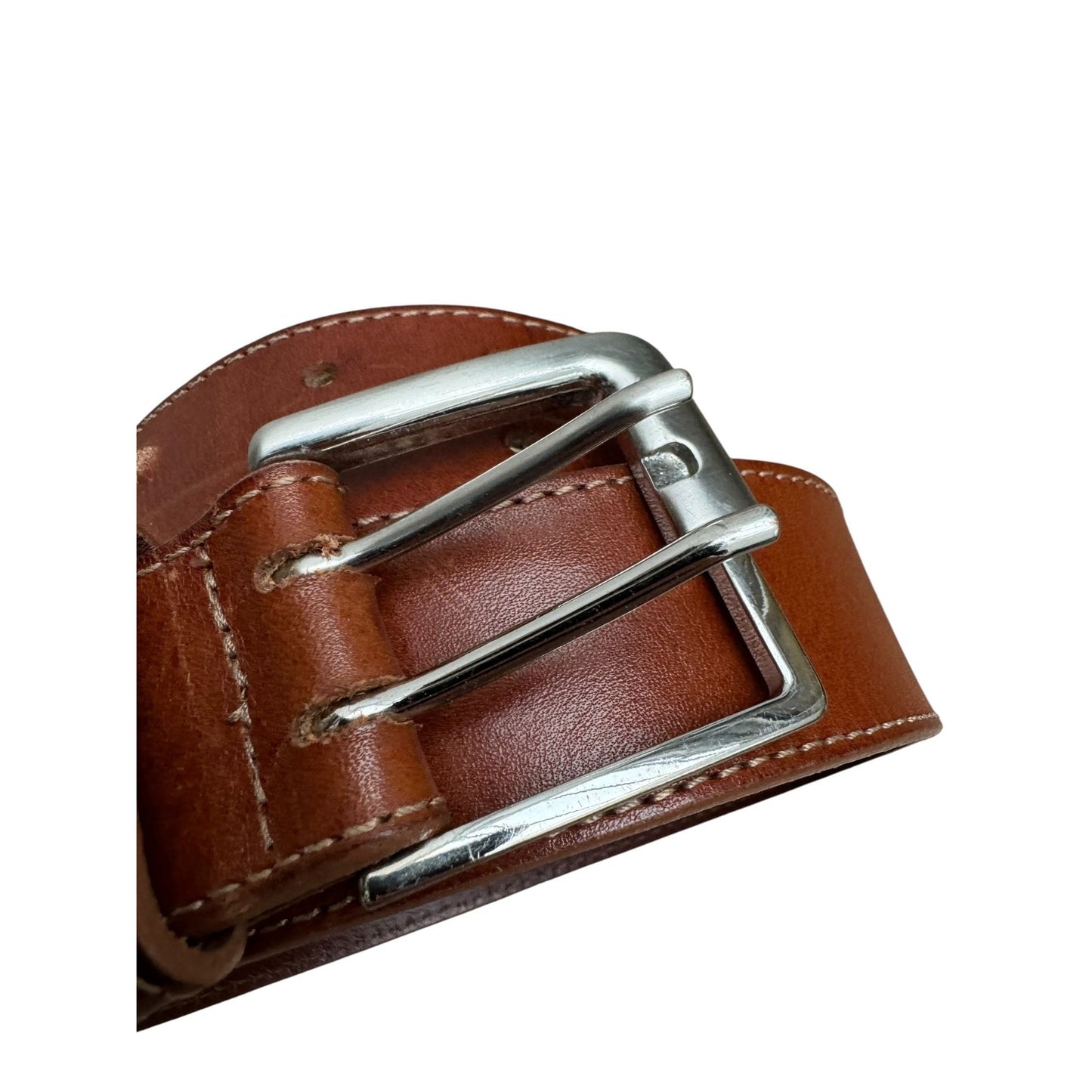 Line 11 brown leather belt