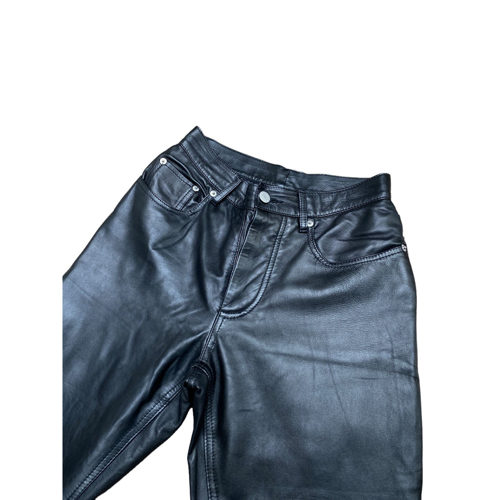 1998 Black Leather Pants Unisex