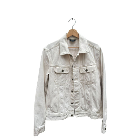 White Denim Trucker Jacket