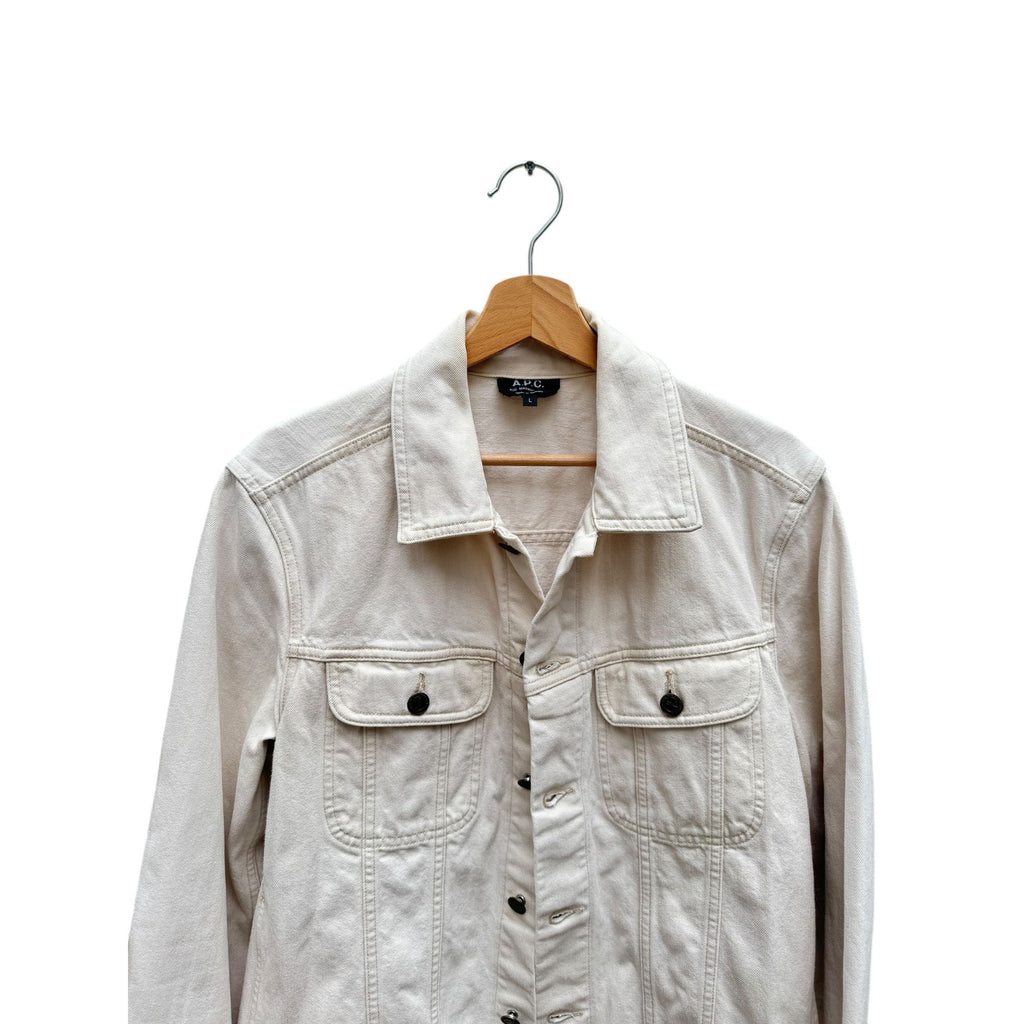 White Denim Trucker Jacket