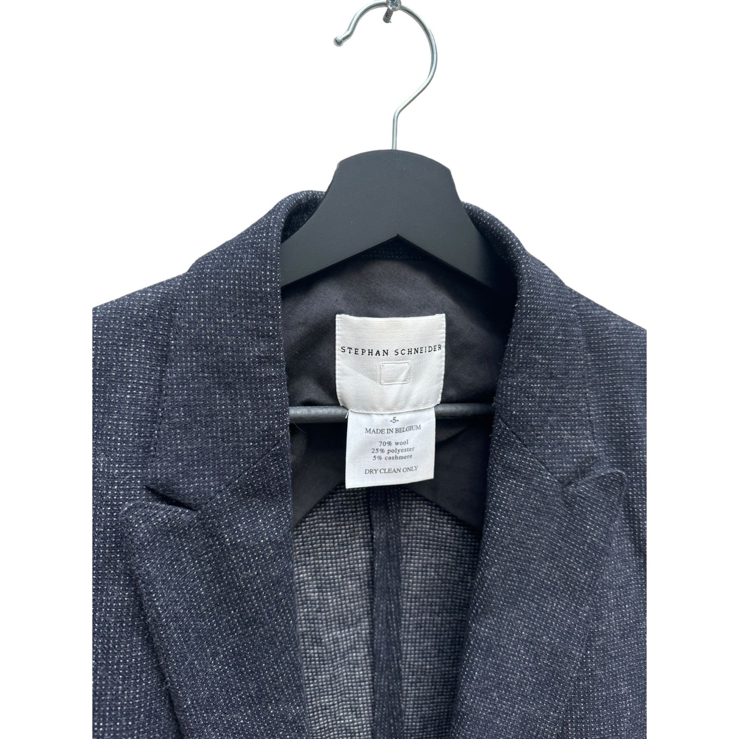 Grey Wool Blazer Jacket 