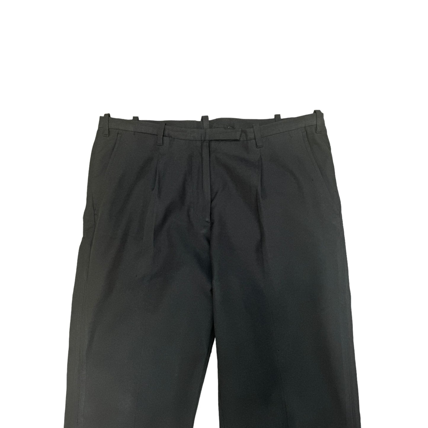 SS 2006 Vintage Black Formal Straight Pants