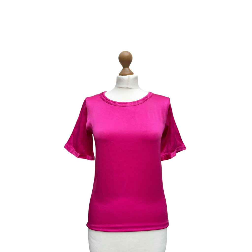 Vintage Pink Silk T-shirt