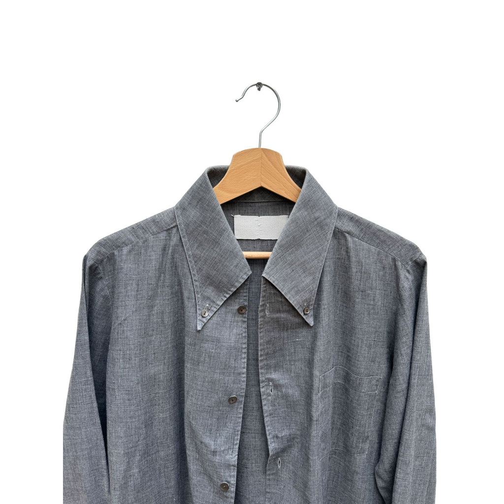 SS 1995 Vintage Grey Linen Cotton Shirt