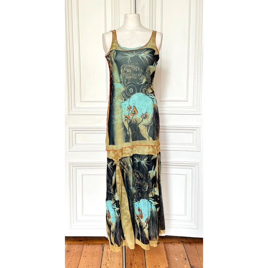 Spring Summer 2000 Mesh Maxi Dress 