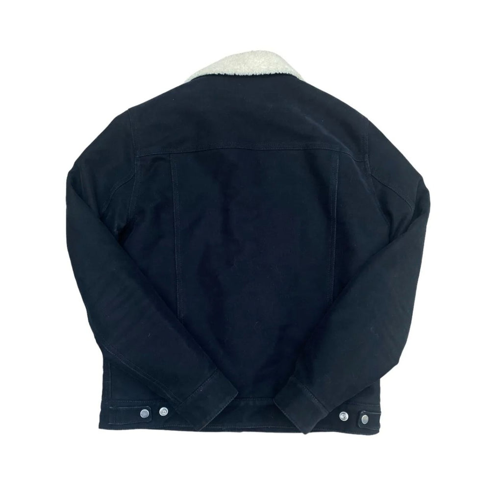 Black Shearling Jacket Fully lined
