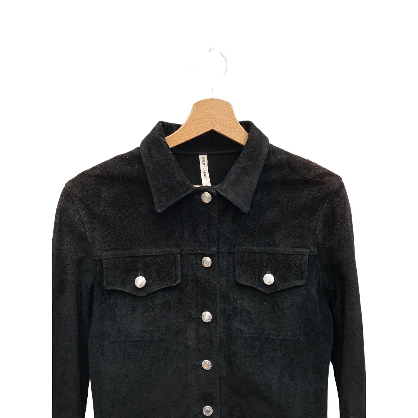 SS 1997 Black Suede Trucker Jacket