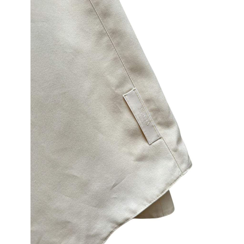 Beige Silk Slip Dress