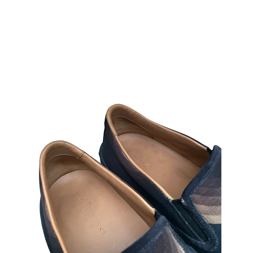 SS 2019  Navy Brown Wave Slip on Shoes