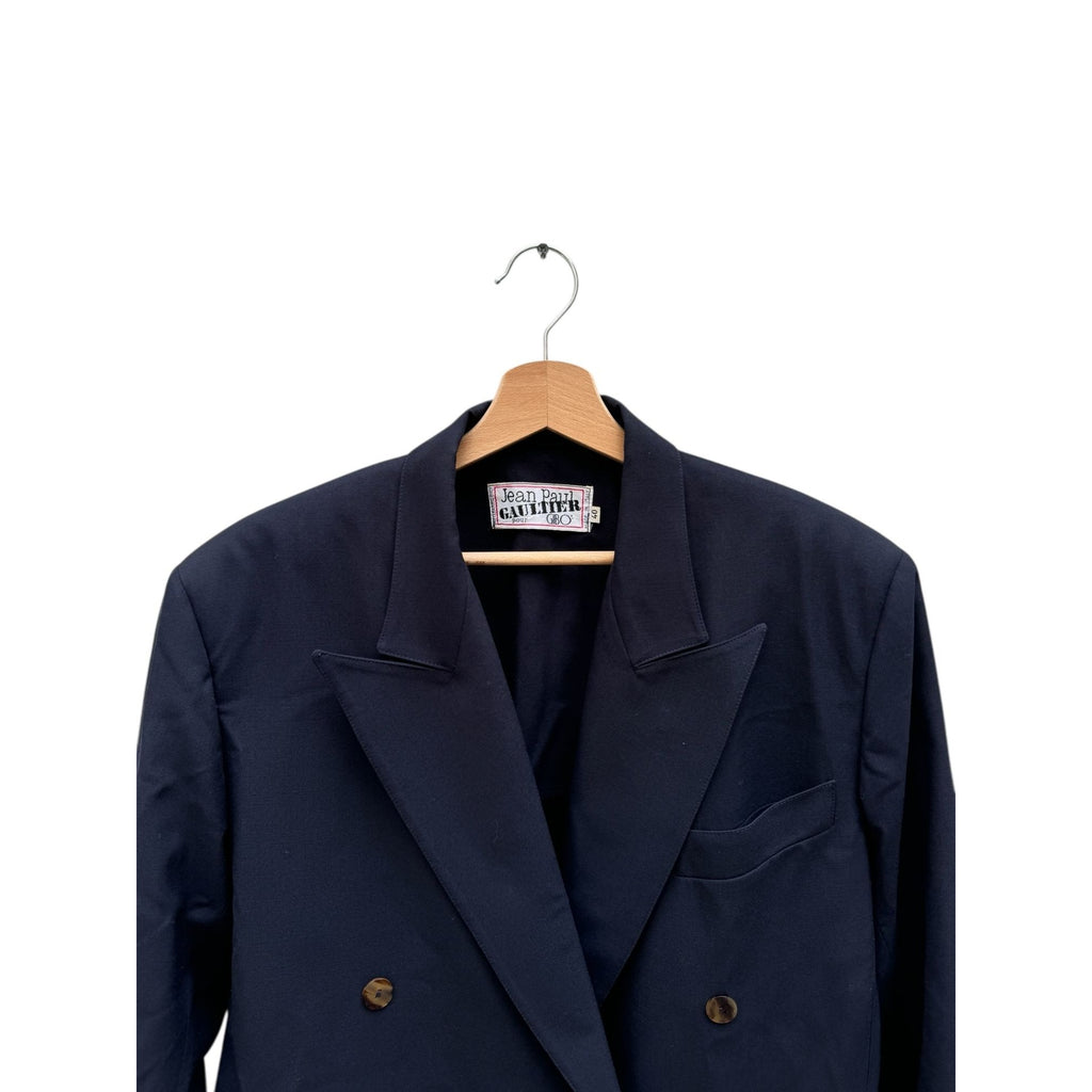 Vintage Navy Wool Blazer Jacket 