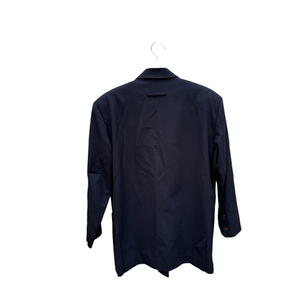 Vintage Navy Wool Blazer Jacket 