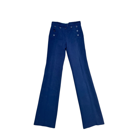 Phoebe Philo Fall 2010 Runway Navy Wool Sailor Pants