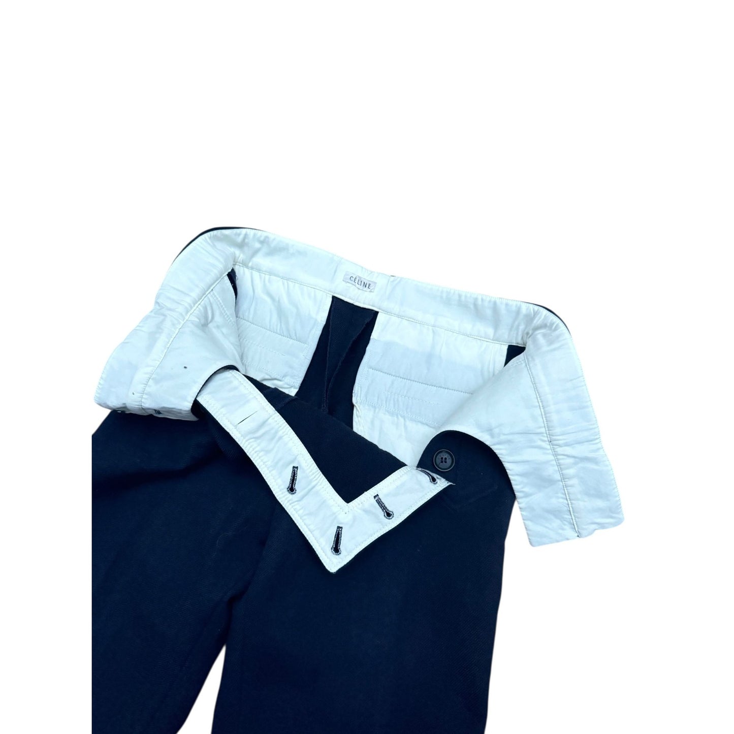 Phoebe Philo Fall 2010 Runway Navy Wool Sailor Pants