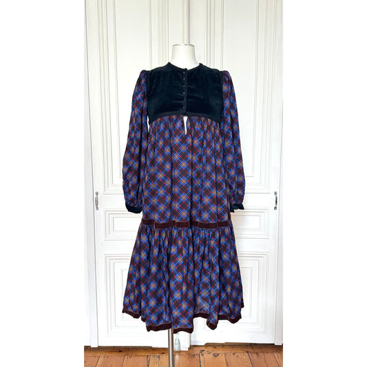 FW 1977 “Russian Collection” Paisley Dress