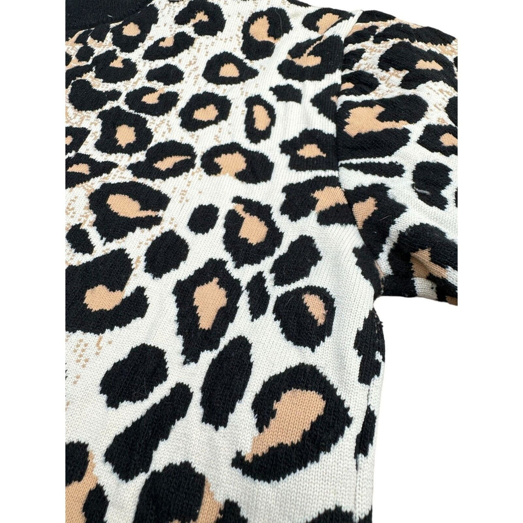 Phoebe Philo Leopard Print Rollneck Sweater