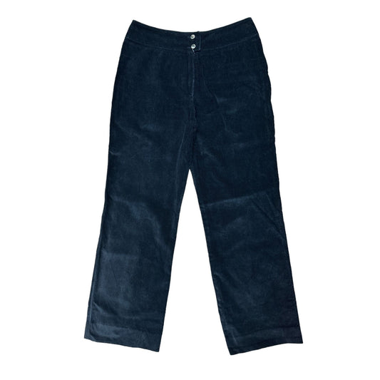 Vintage Black Corduroy Wide Pants