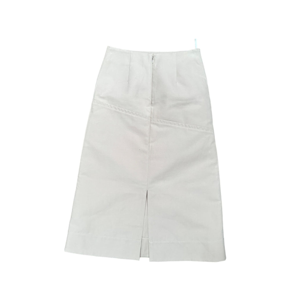 By Phoebe Philo Beige Cotton Maxi Skirt