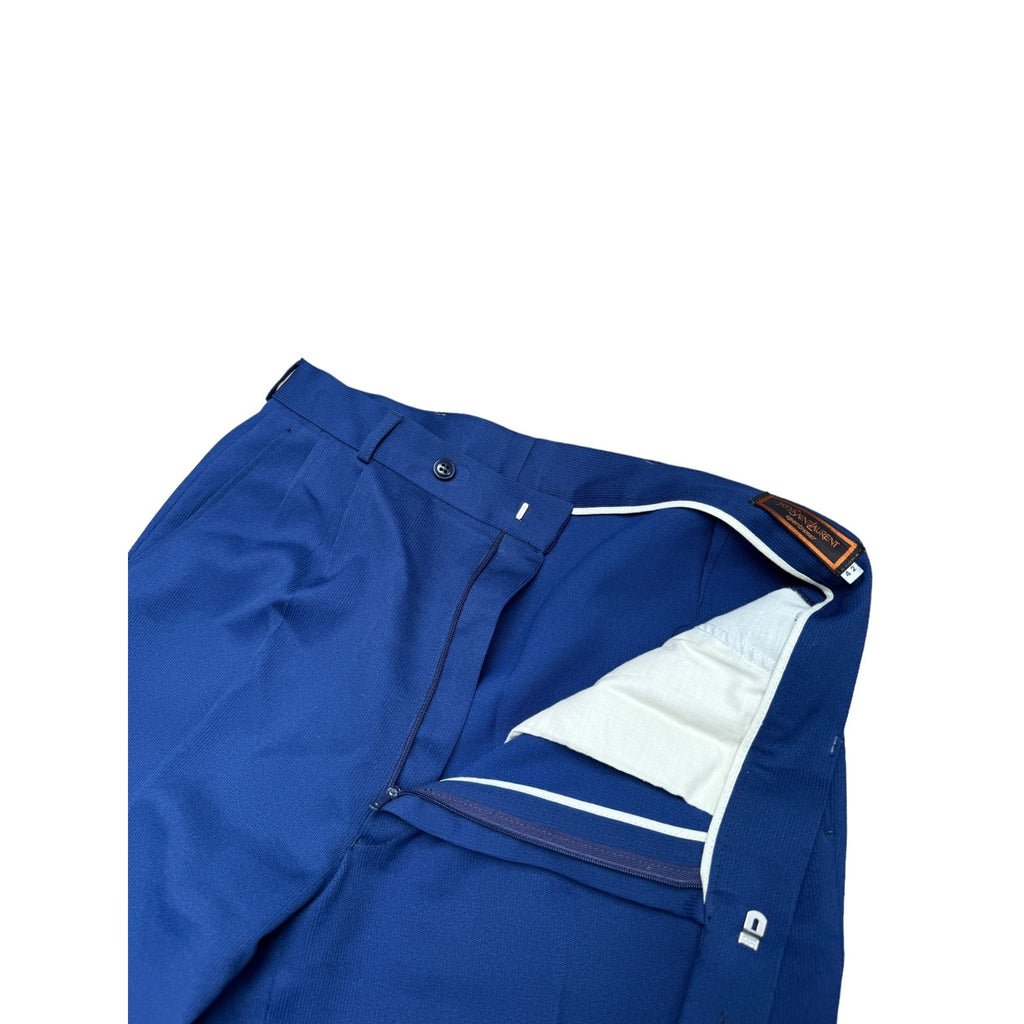 Vintage Men Blue Straight Pants