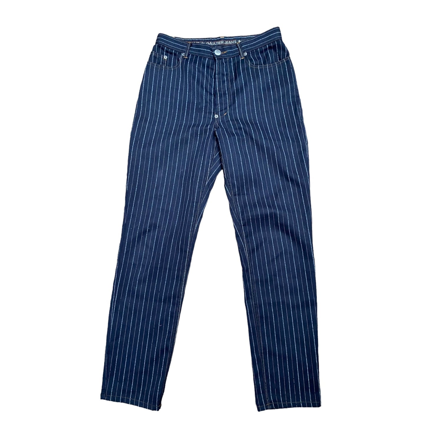 Vintage Navy Striped Jeans
