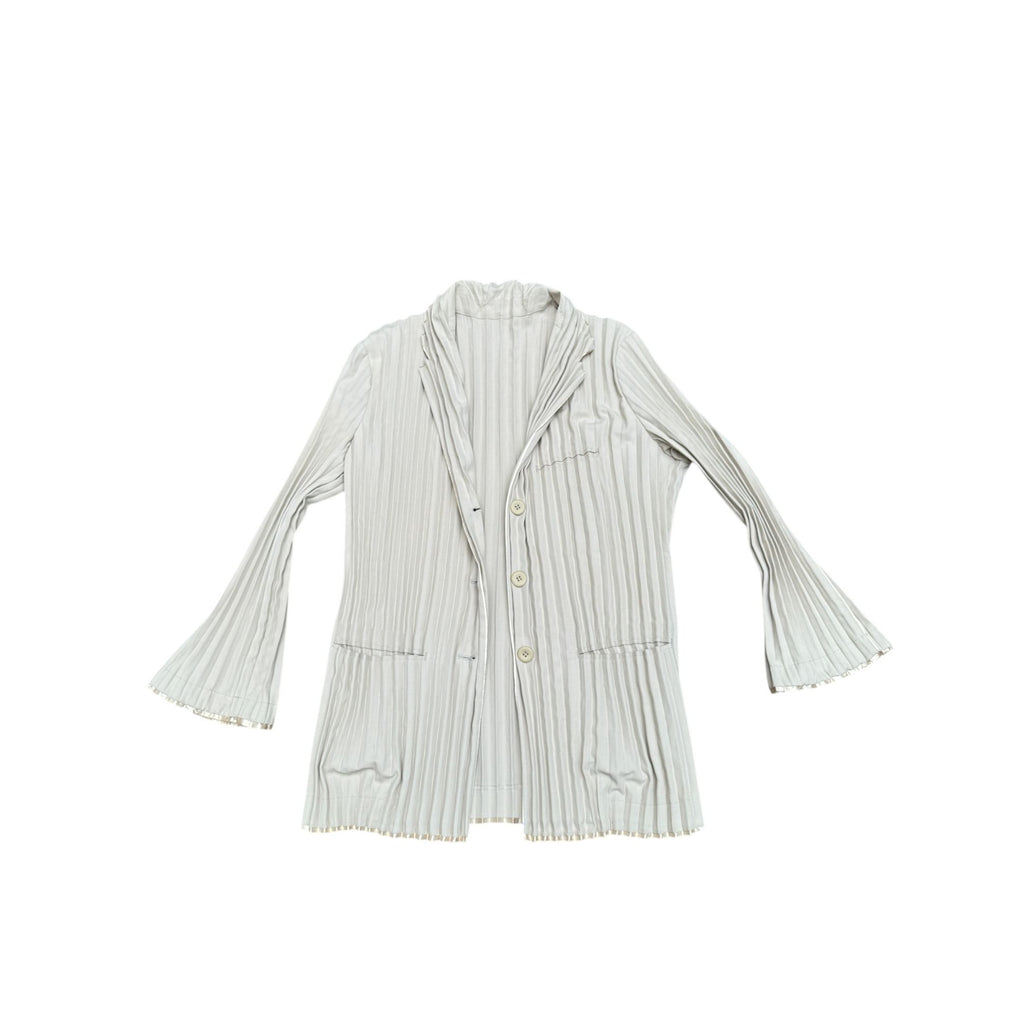 Beige Pleats Please Jacket