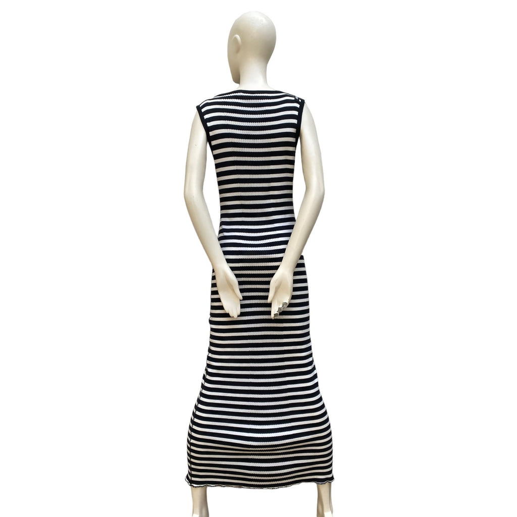 Vintage Knitted Striped Dress