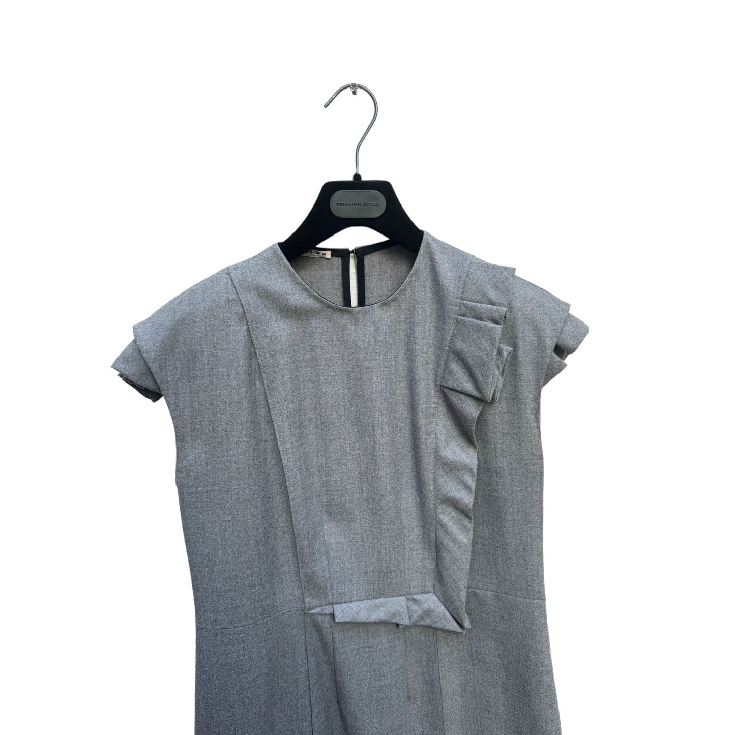 Dark Grey Wool Dress