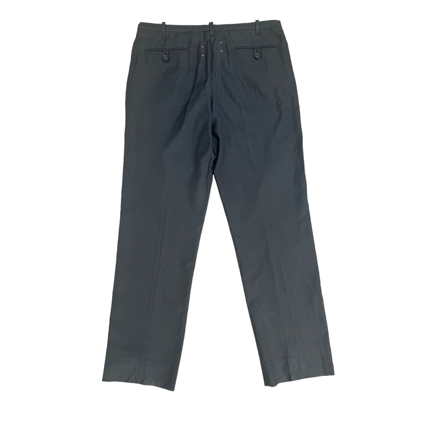 SS 2006 Vintage Black Formal Straight Pants