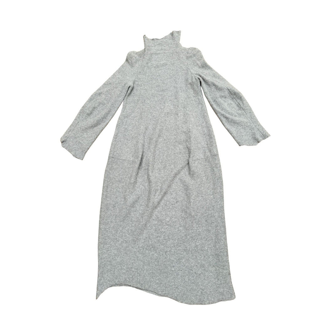 Grey Wool Maxi Dress