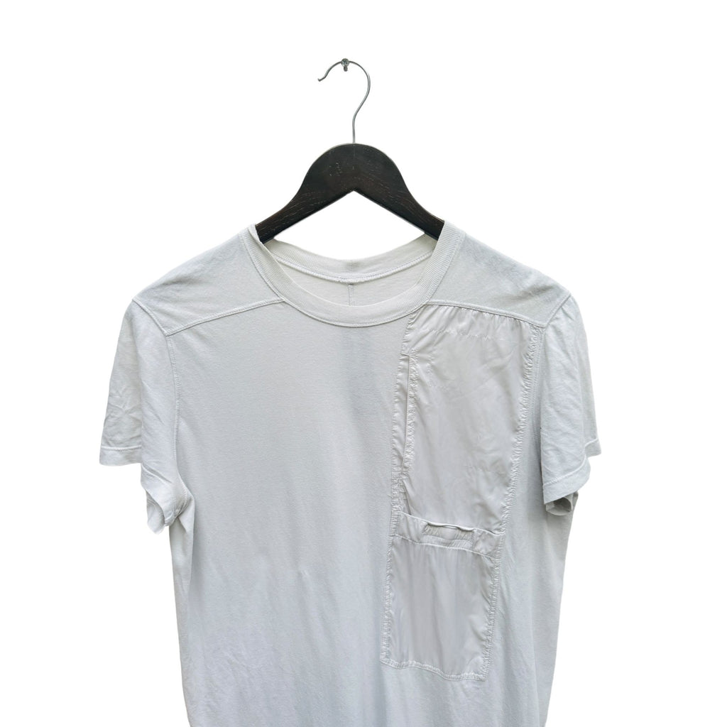 Men White Long T-shirt