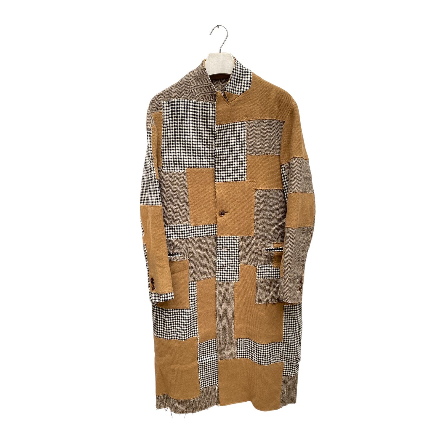 FW 2017 Exclusive 1/1 Handcrafted Patchwork Woolen Overcoat