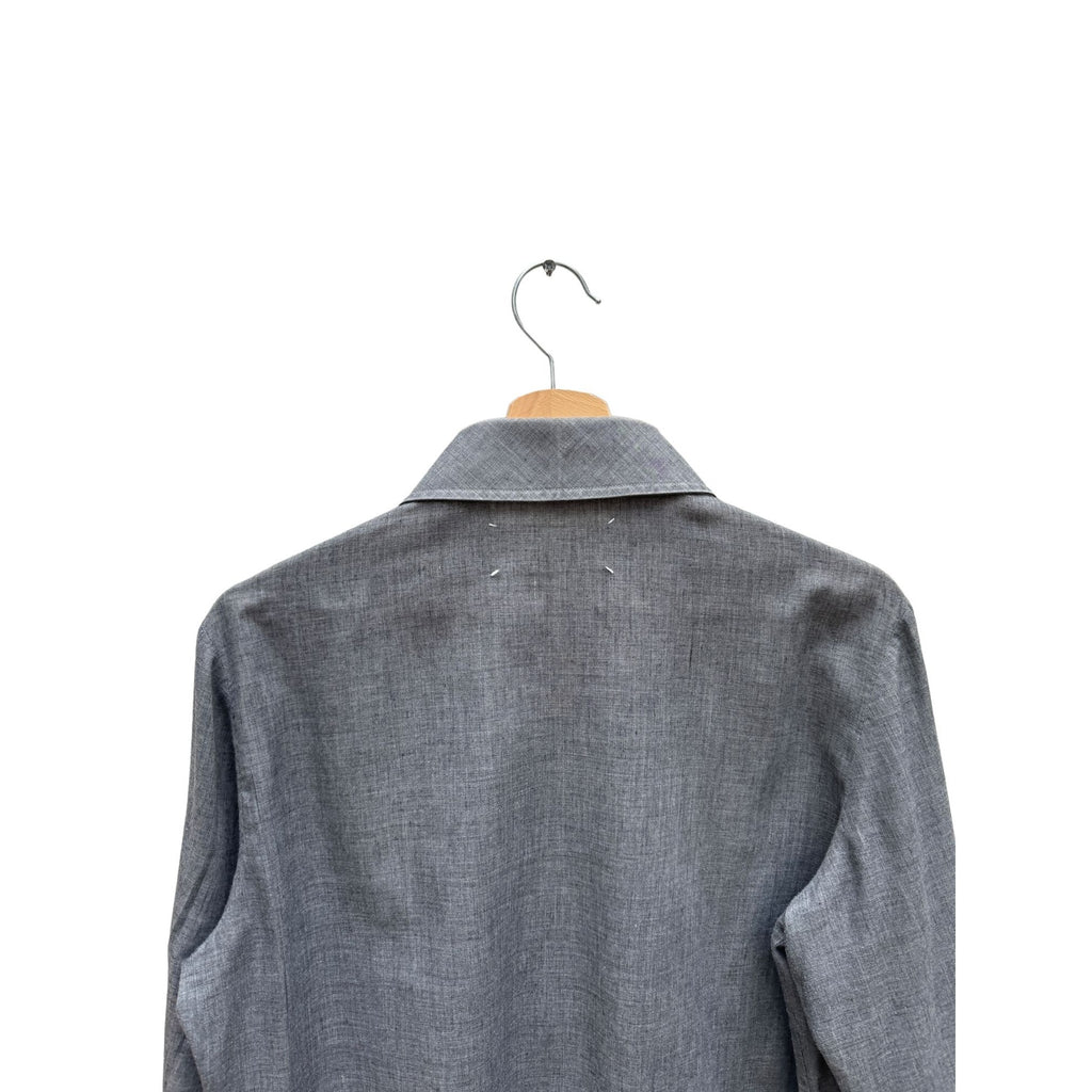 SS 1995 Vintage Grey Linen Cotton Shirt