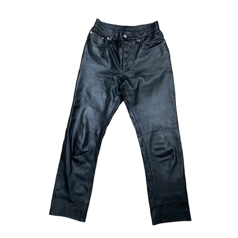 1998 Black Leather Pants Unisex