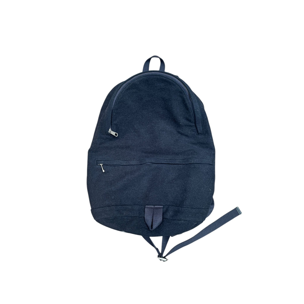 Navy Wool Backpack