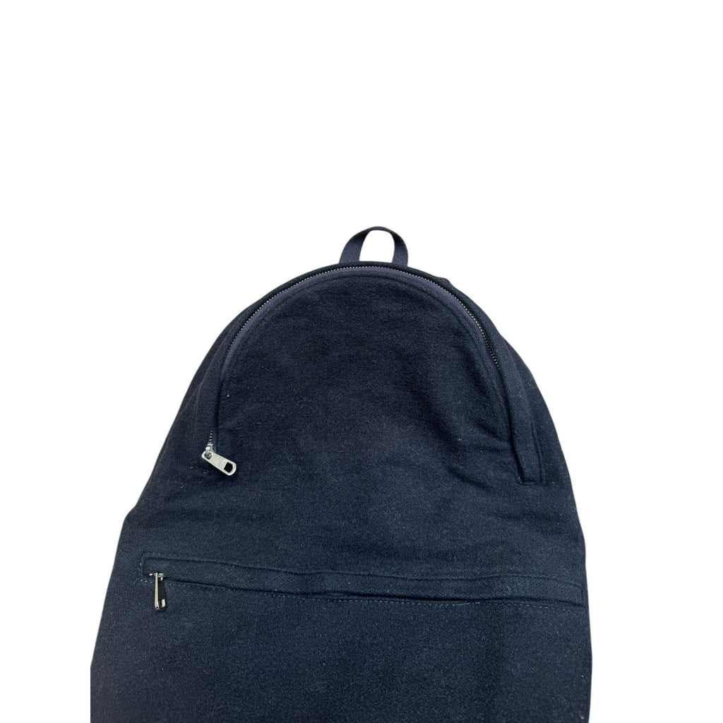 Navy Wool Backpack