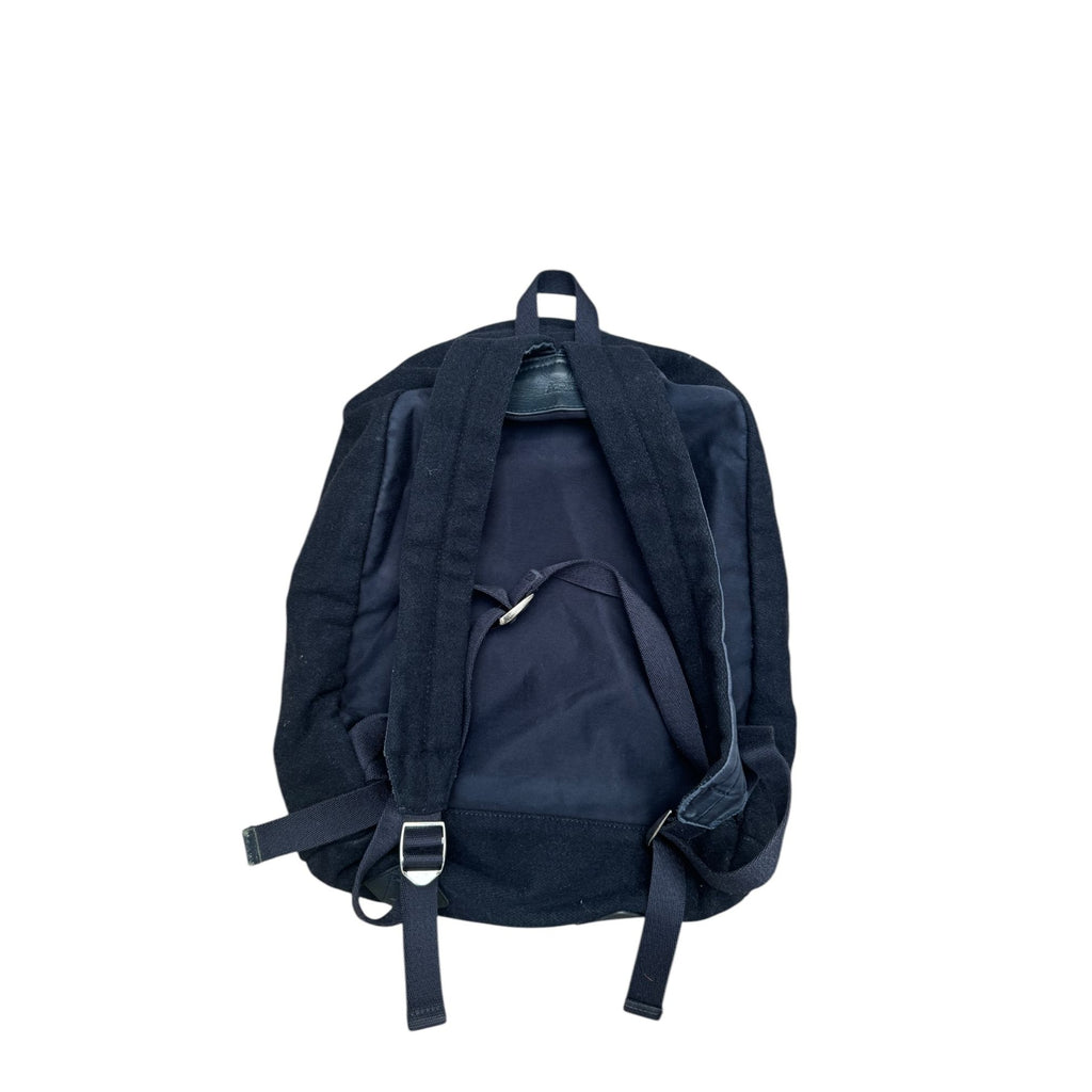 Navy Wool Backpack