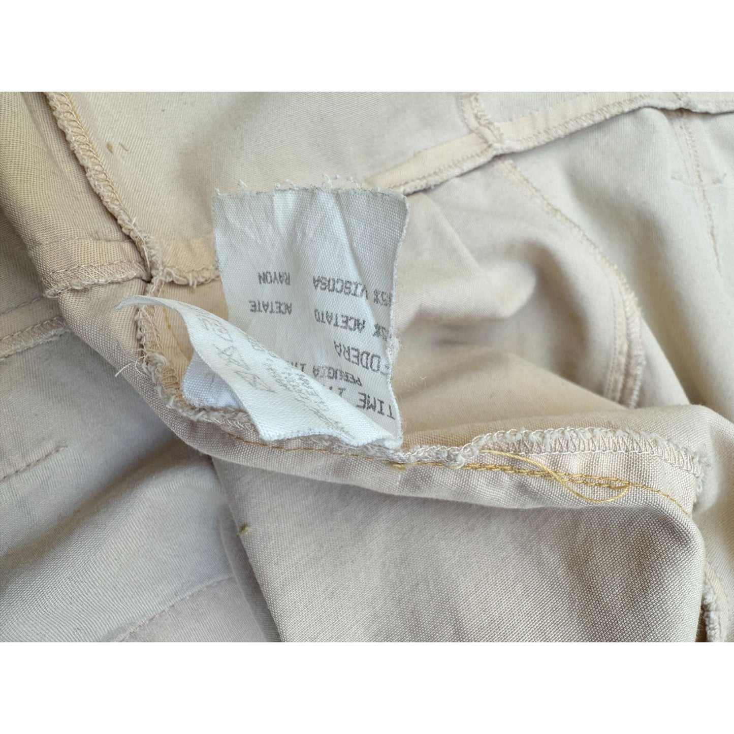 Beige Sculptural Dress