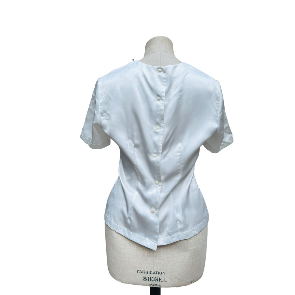 Uniform Ecru Silk Like Longsleeves